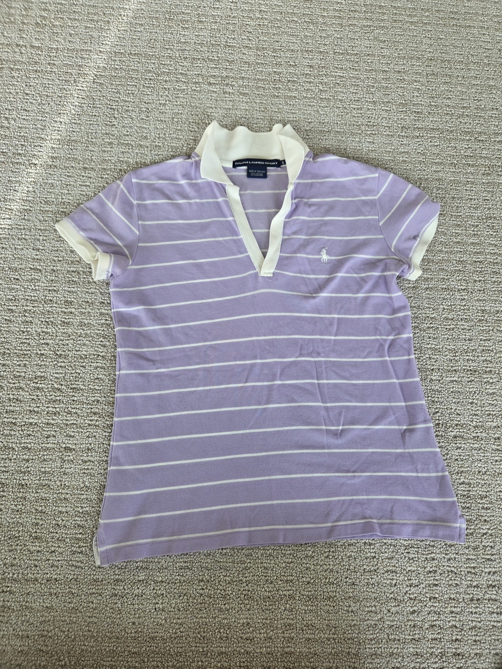 Ralph Lauren Sport Striped Polo Shirt Size S